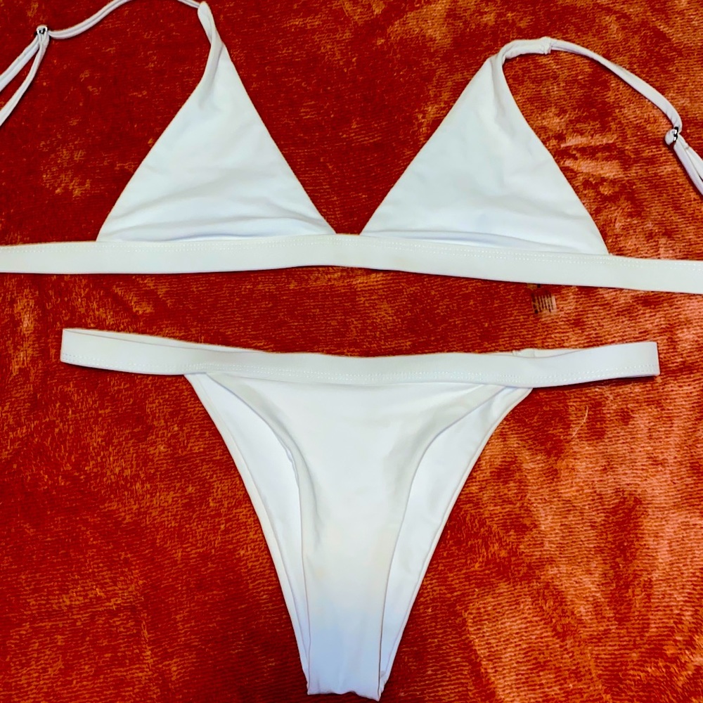 White bikini